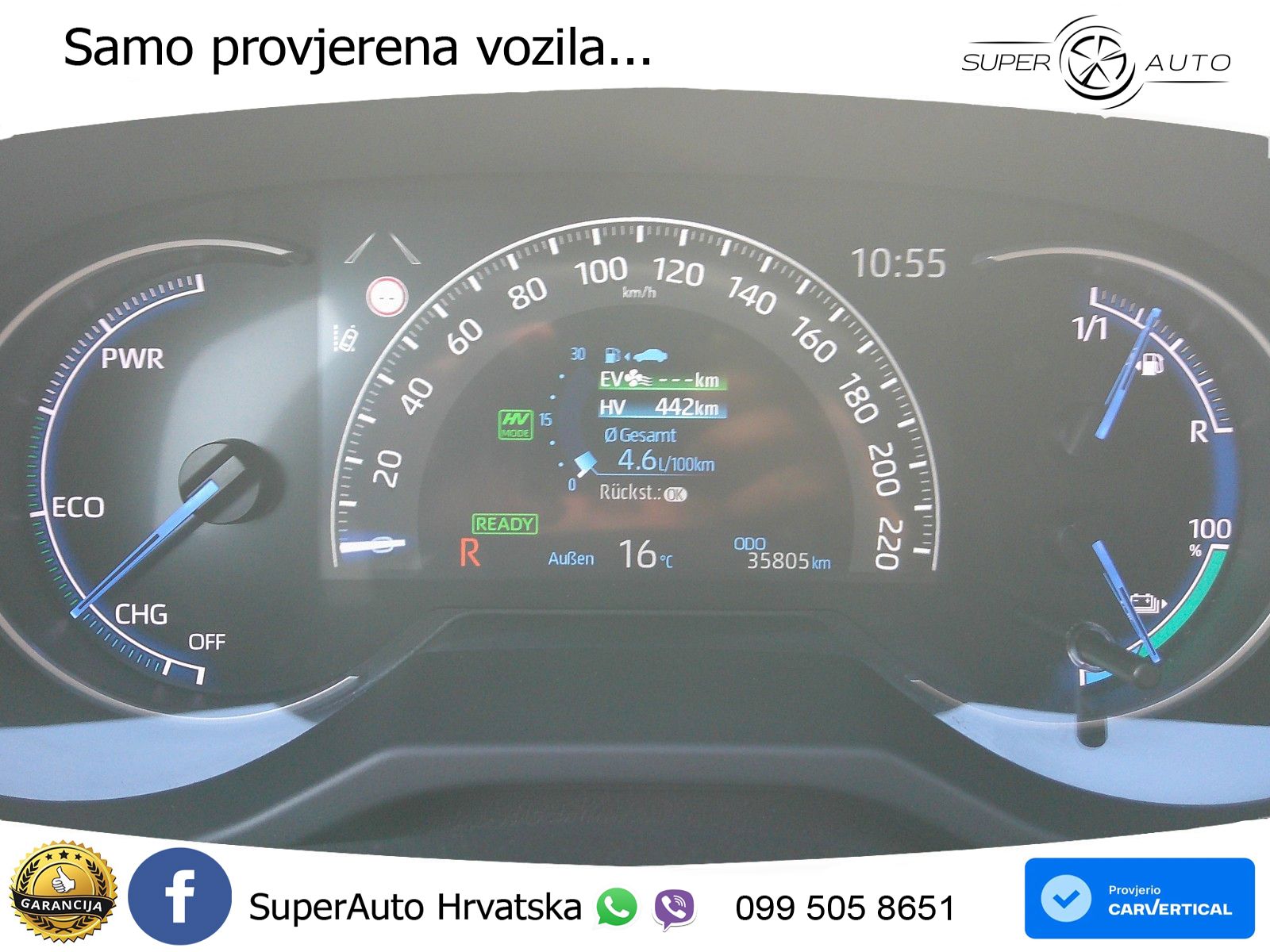 Toyota RAV4 Prime 2.5 D-4S (302 KS) Hybrid E-Four e-CVT LED+GR SJED+ACC