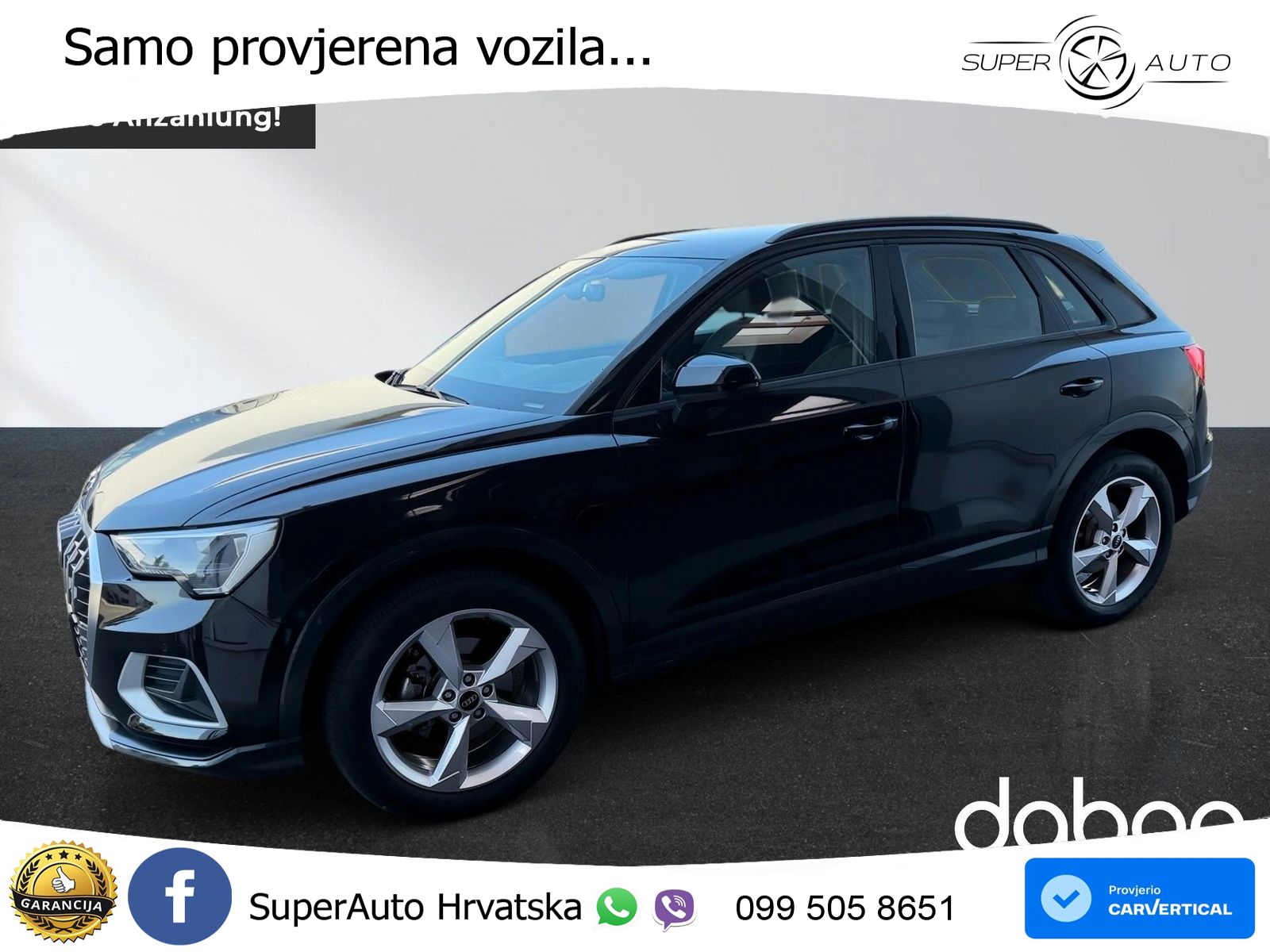 Audi Q3 35 TFSI (150 KS) S tronic S line LED+GR SJED+ACC