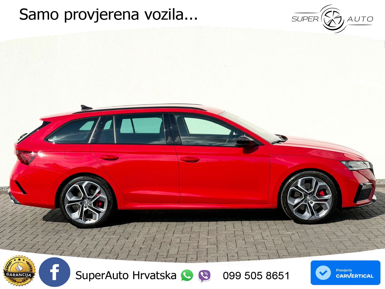 Škoda Octavia Combi RS 2.0 TSI (245 KS) LED+GR SJED+ACC