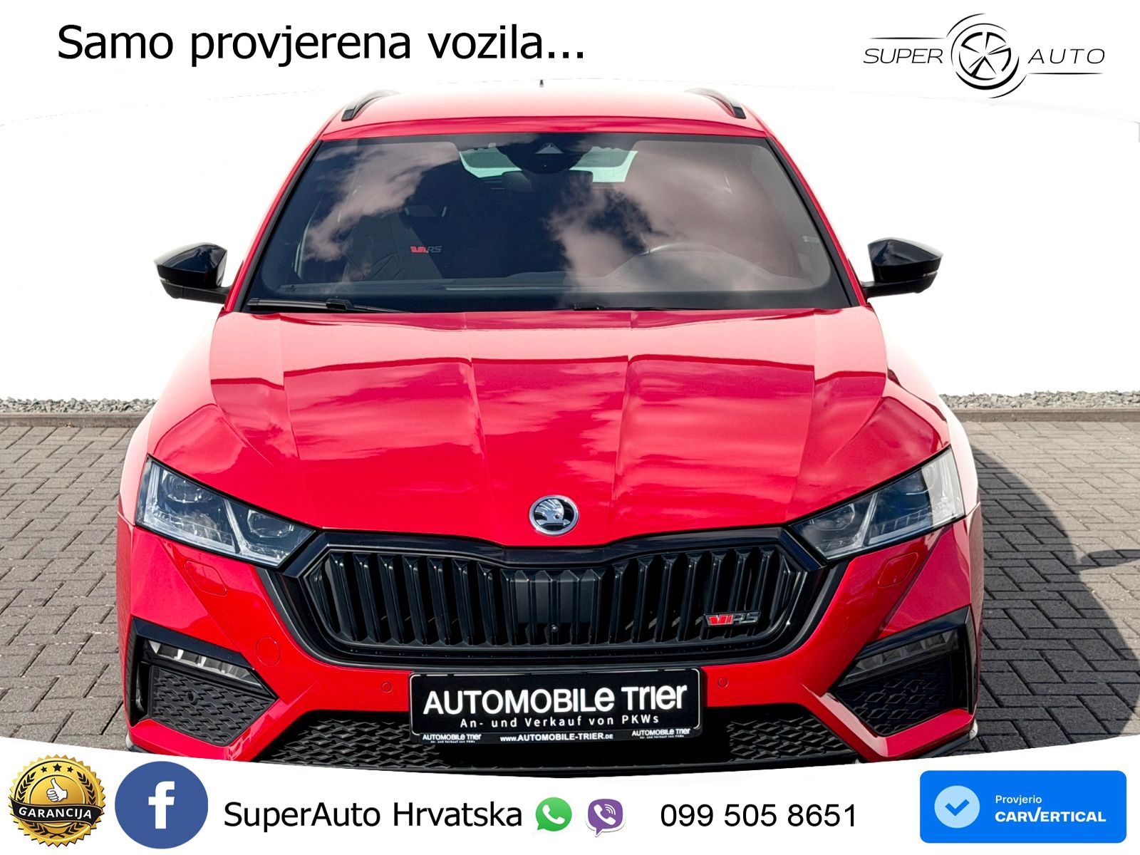 Škoda Octavia Combi RS 2.0 TSI (245 KS) LED+GR SJED+ACC