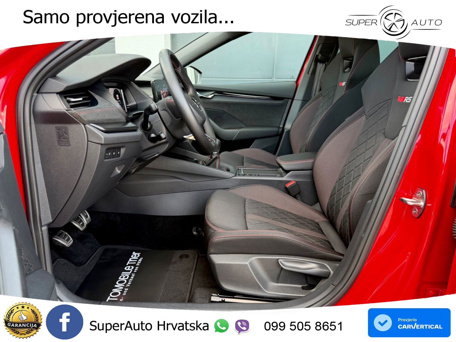 Škoda Octavia Combi RS 2.0 TSI (245 KS) LED+GR SJED+ACC