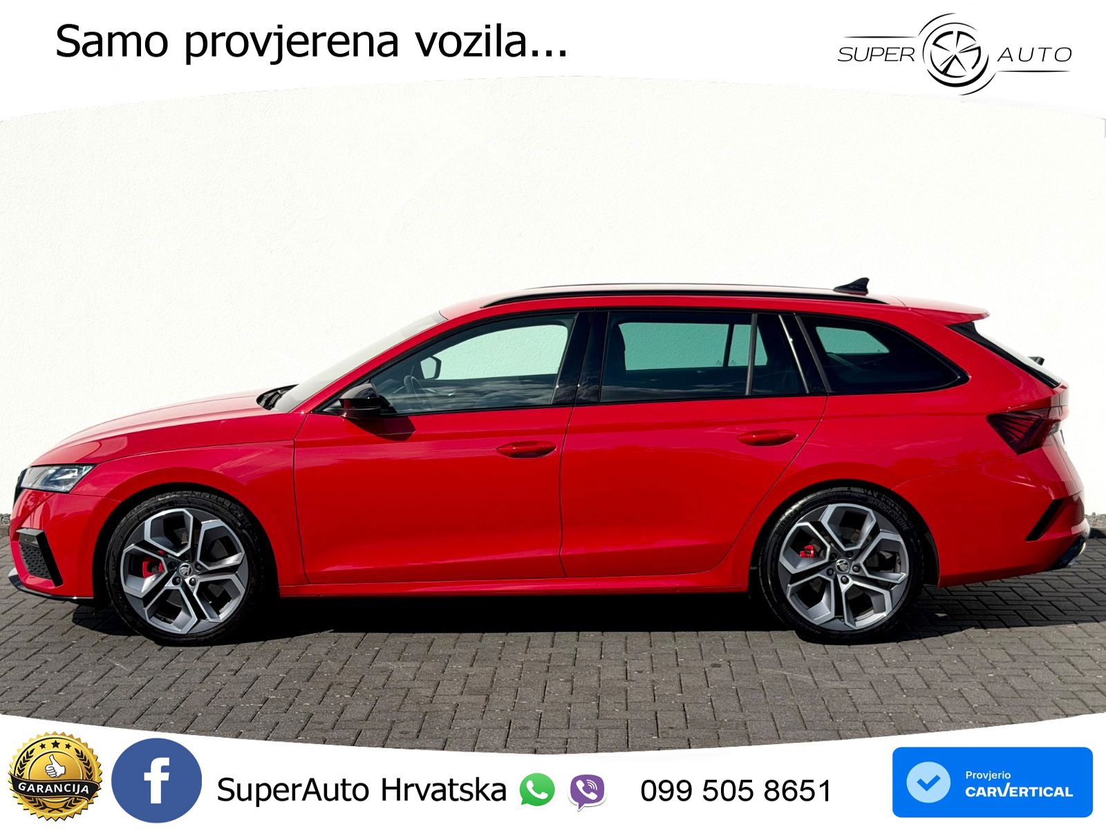 Škoda Octavia Combi RS 2.0 TSI (245 KS) LED+GR SJED+ACC