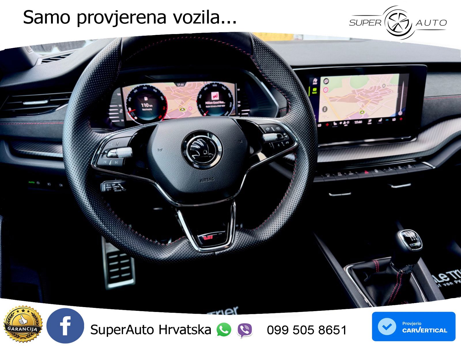 Škoda Octavia Combi RS 2.0 TSI (245 KS) LED+GR SJED+ACC