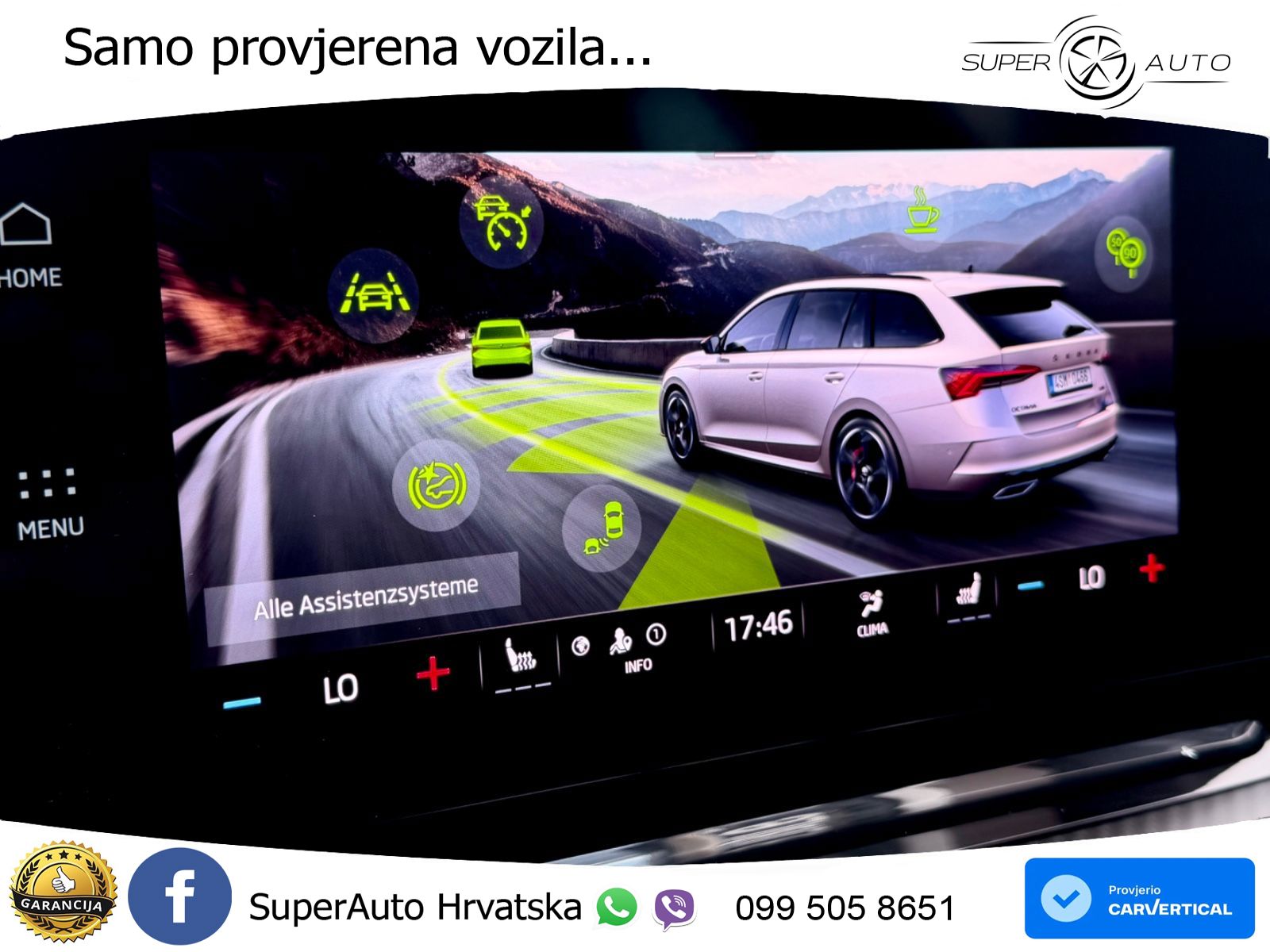 Škoda Octavia Combi RS 2.0 TSI (245 KS) LED+GR SJED+ACC
