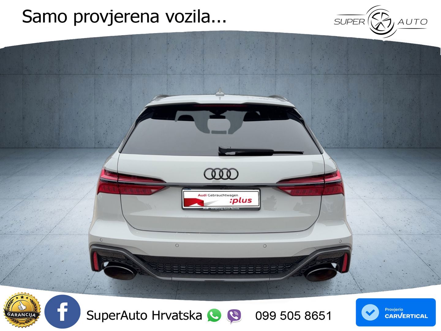 Audi RS6 Avant 4.0 TFSI V8 performance (630 KS)  quattro tiptronic MATRIX+GR SJED+KAM
