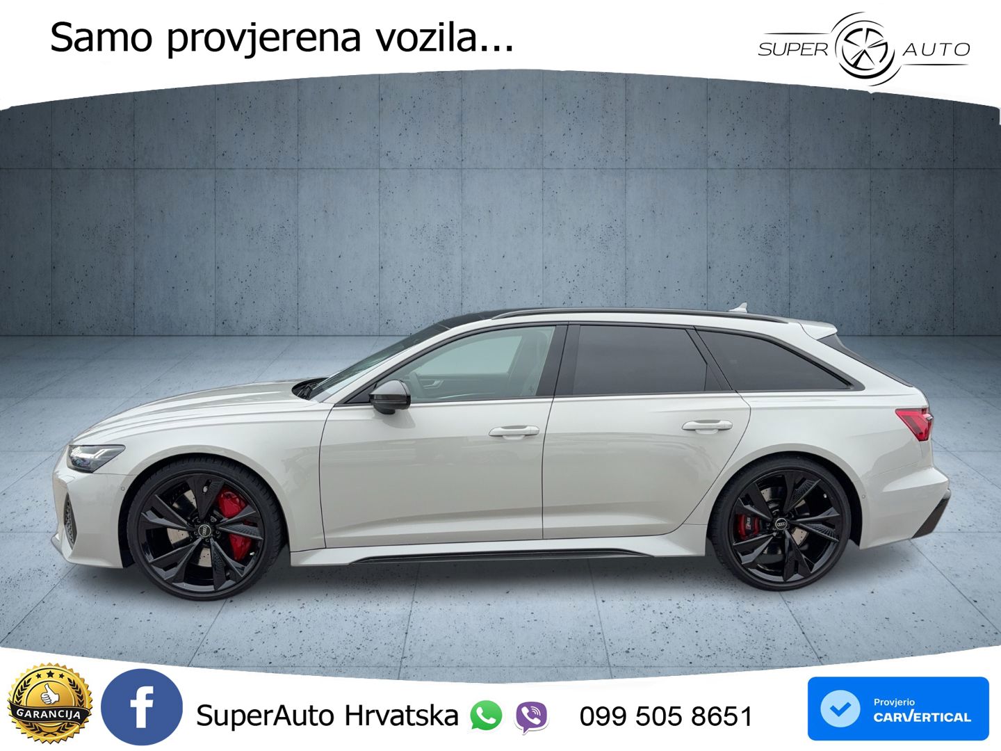 Audi RS6 Avant 4.0 TFSI V8 performance (630 KS)  quattro tiptronic MATRIX+GR SJED+KAM