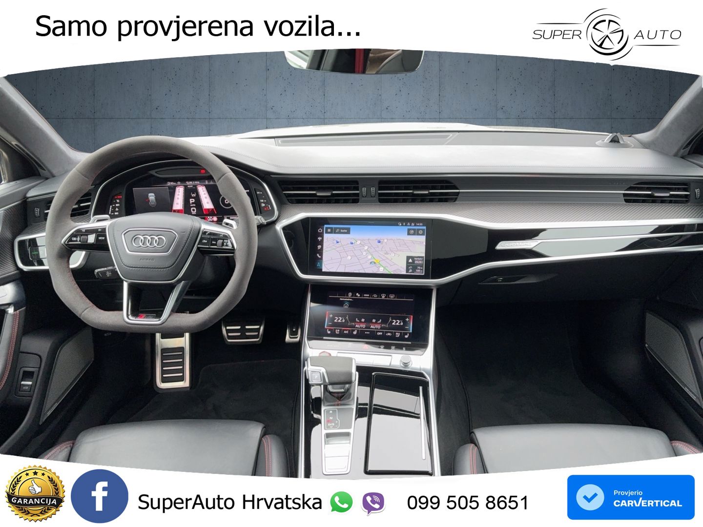 Audi RS6 Avant 4.0 TFSI V8 performance (630 KS)  quattro tiptronic MATRIX+GR SJED+KAM