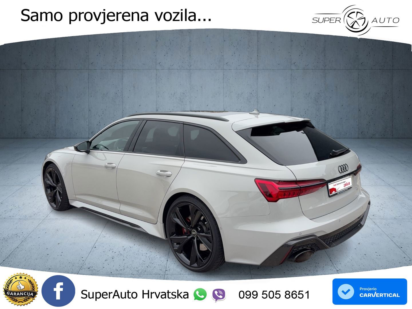 Audi RS6 Avant 4.0 TFSI V8 performance (630 KS)  quattro tiptronic MATRIX+GR SJED+KAM