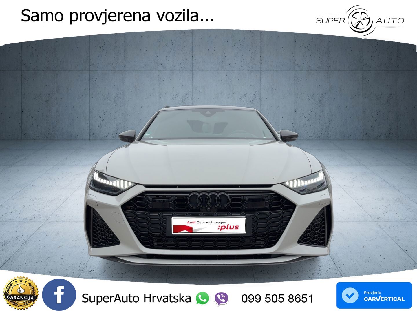 Audi RS6 Avant 4.0 TFSI V8 performance (630 KS)  quattro tiptronic MATRIX+GR SJED+KAM