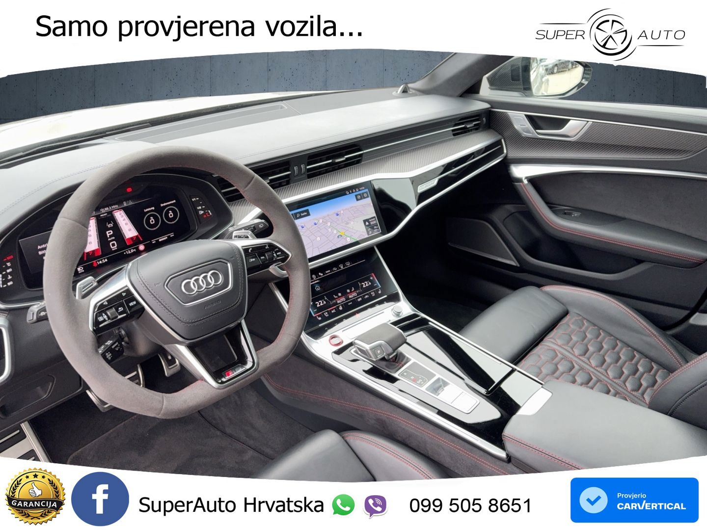 Audi RS6 Avant 4.0 TFSI V8 performance (630 KS)  quattro tiptronic MATRIX+GR SJED+KAM