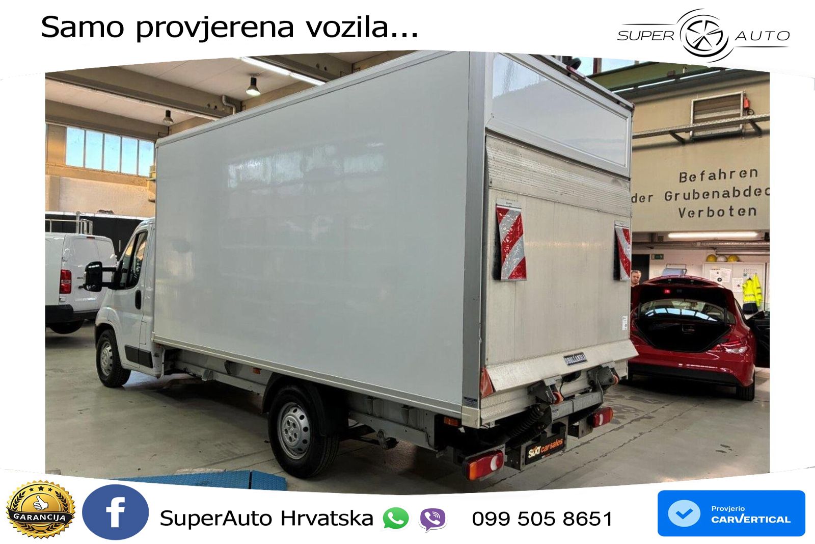 Peugeot Boxer Koffer 2.2BlueHDi 165 L4 3.5t Ladebordwand 165 KS