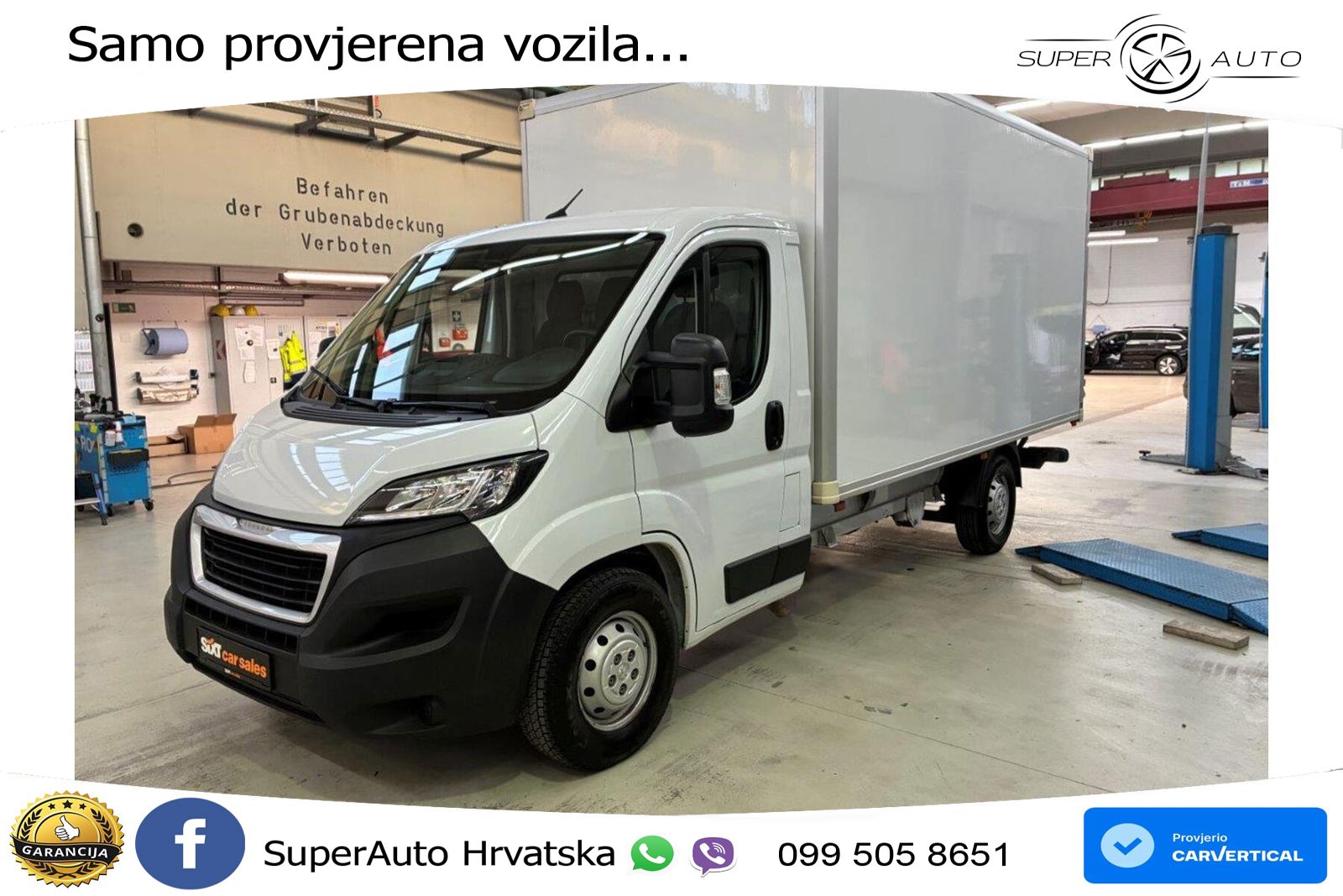 Peugeot Boxer Koffer 2.2BlueHDi 165 L4 3.5t Ladebordwand 165 KS