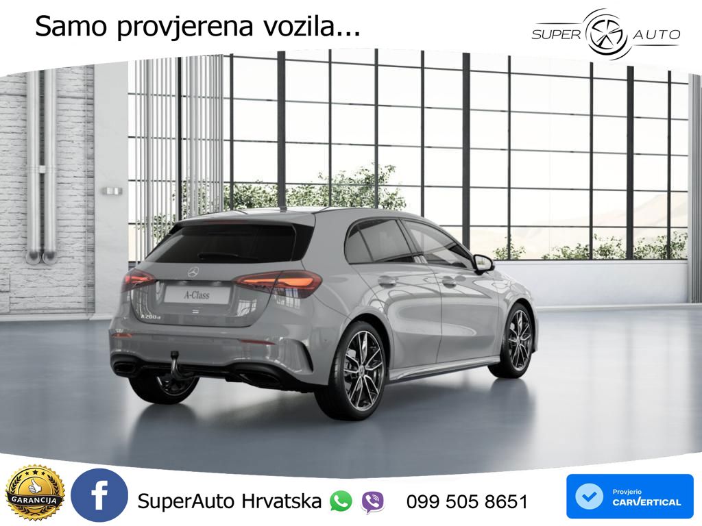 Mercedes-Benz A 200d 8G-DCT AMG LED+GR SJED+ACC