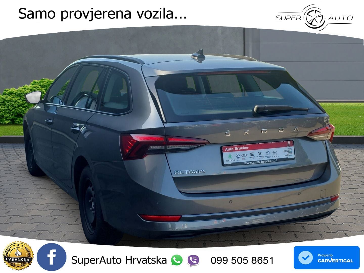 Škoda Octavia Combi 2.0 TDI (150 KS) DSG LED+GR SJED+ACC