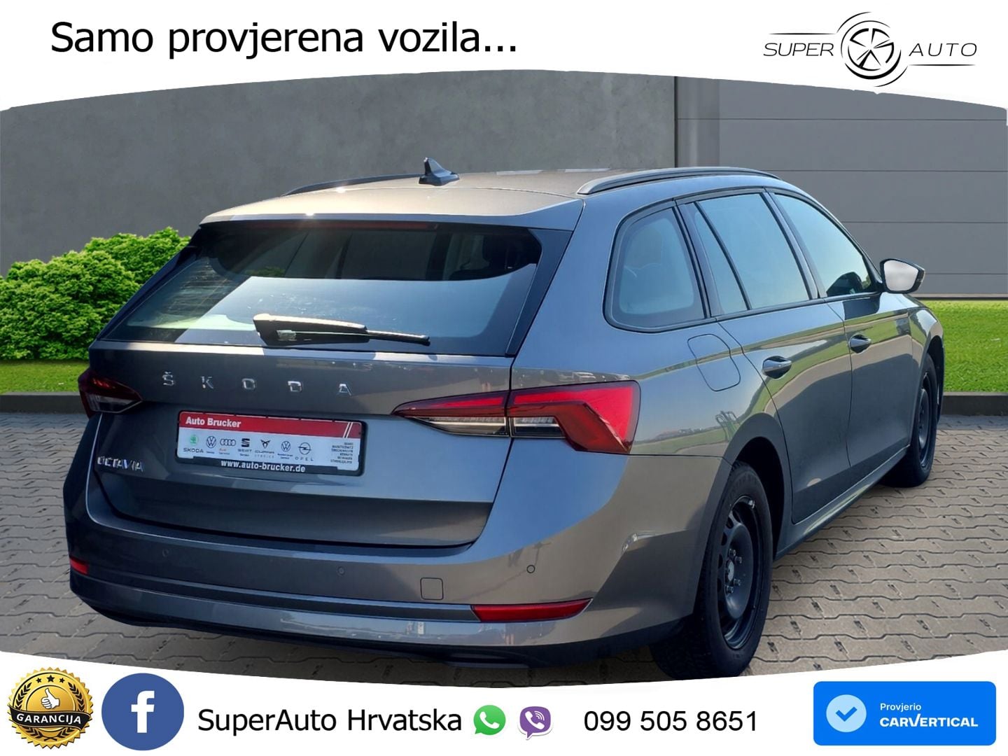 Škoda Octavia Combi 2.0 TDI (150 KS) DSG LED+GR SJED+ACC
