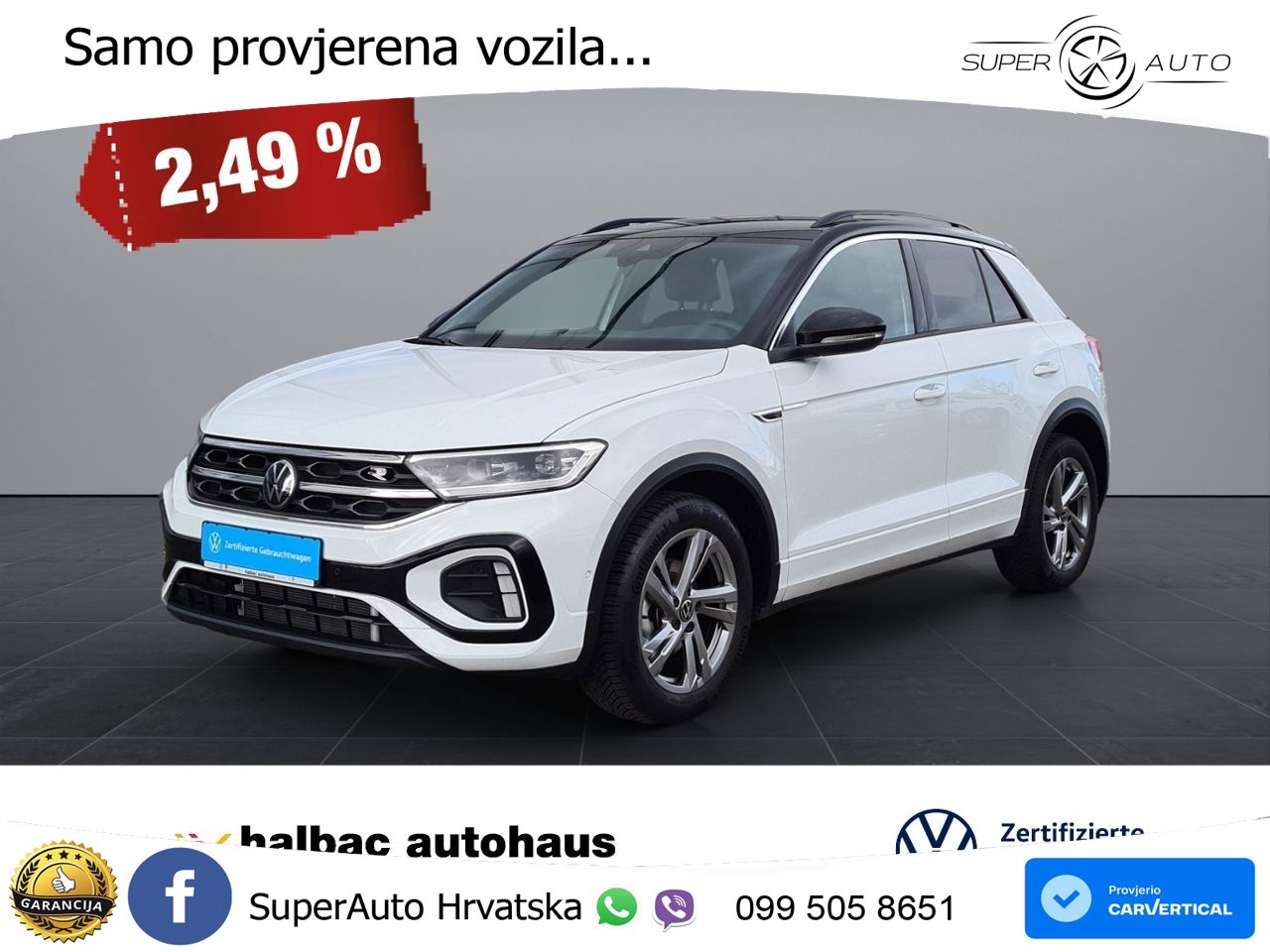 Volkswagen T-Roc 1.5 TSI (150 KS) DSG LED+GR SJED+ACC