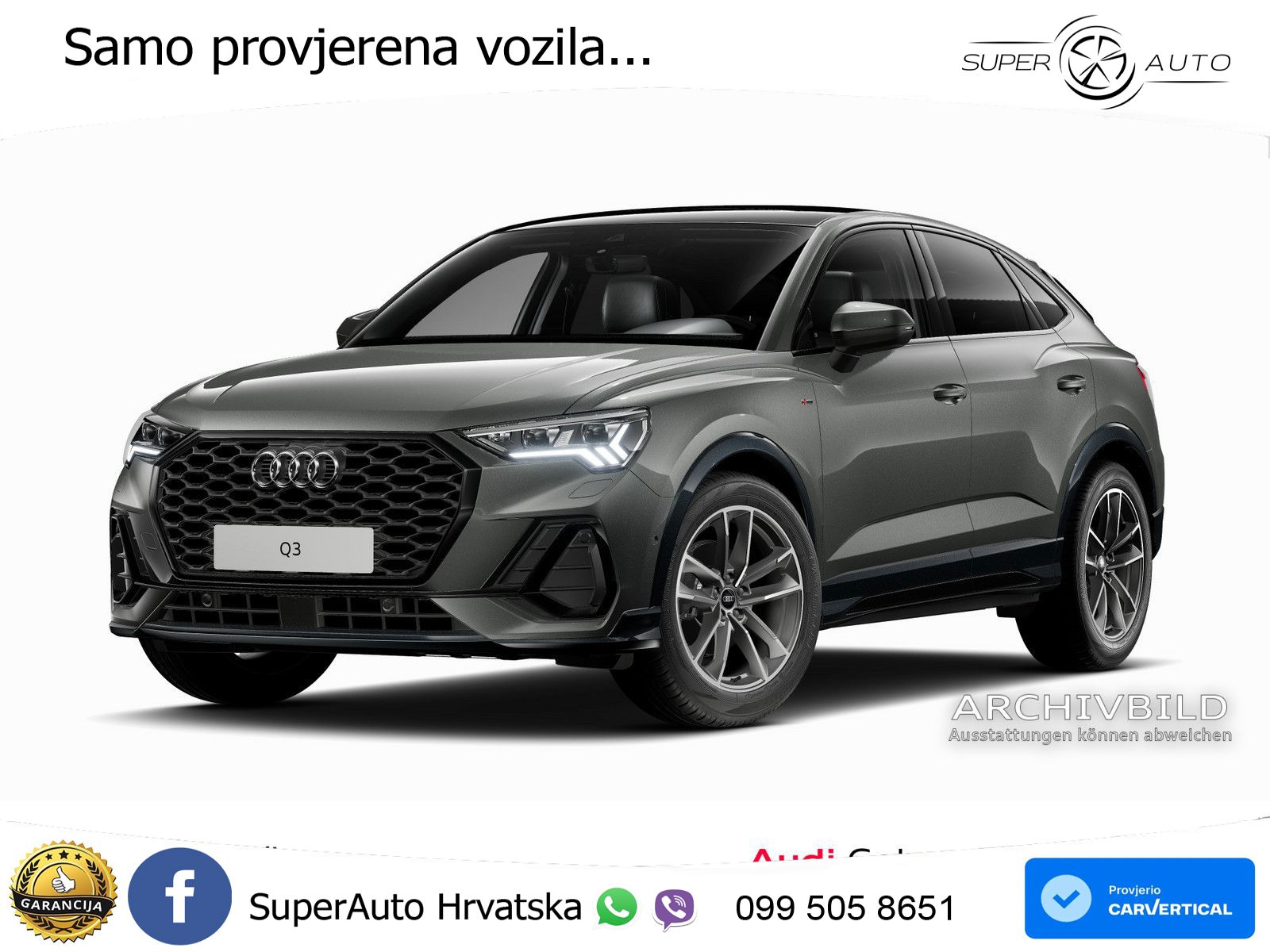 Audi Q3 III Sportback 1.5 TFSI (150 KS) S tronic S line MATRIX+GR SJED+KAM