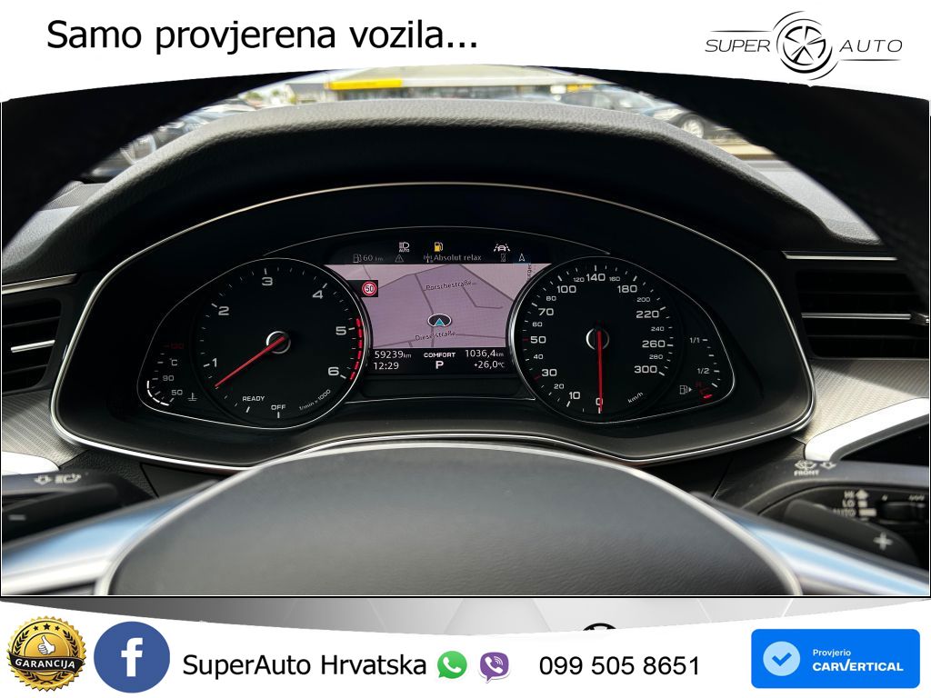 Audi A6 50 TDI V6 (286 KS) quattro tiptronic LED+GR SJED+ACC