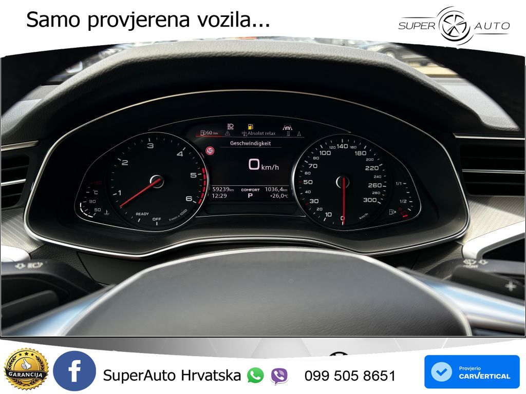 Audi A6 50 TDI V6 (286 KS) quattro tiptronic LED+GR SJED+ACC