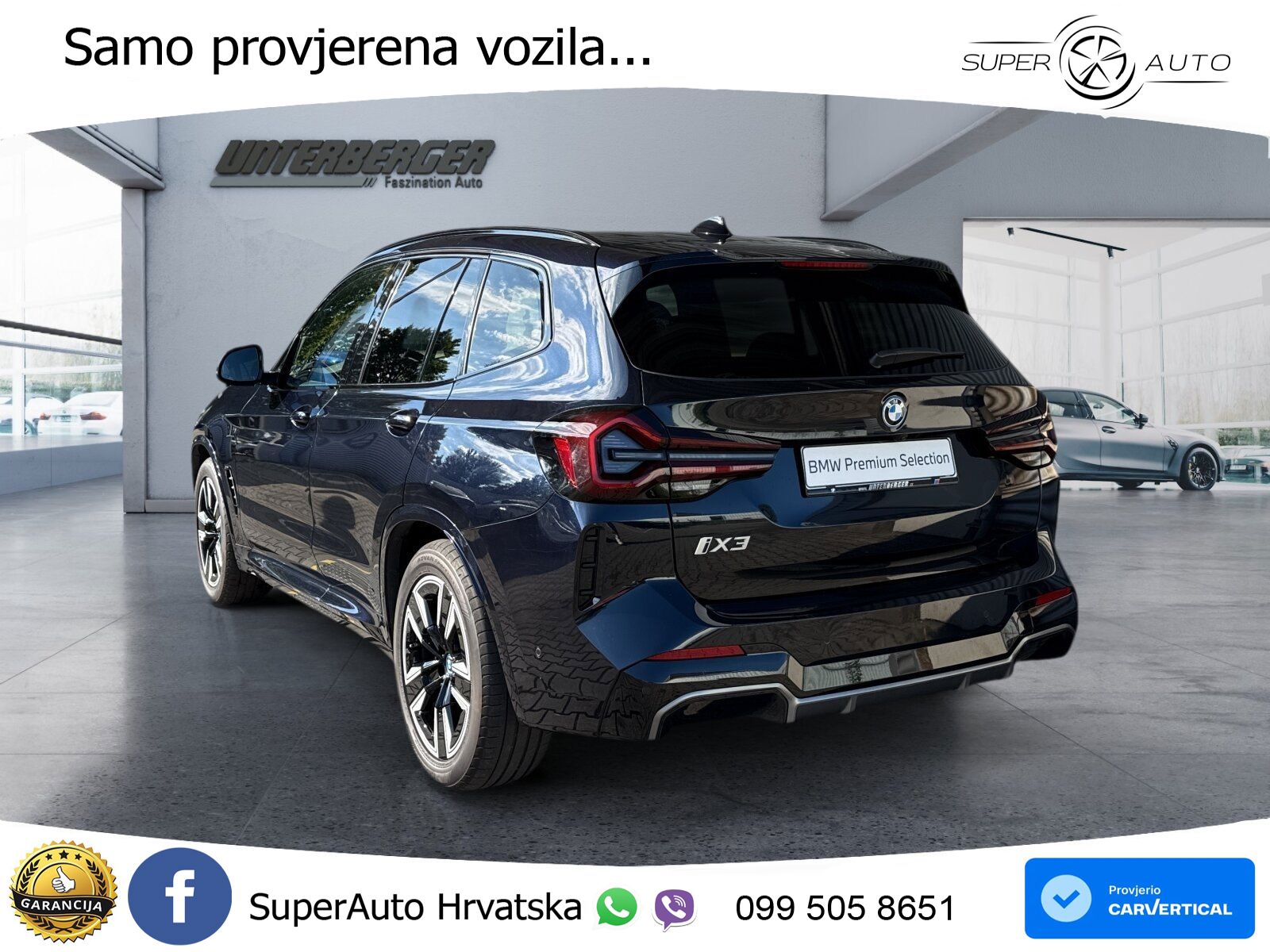 BMW iX3 80 kWh (286 KS) M Sport LED+GR SJED+ACC