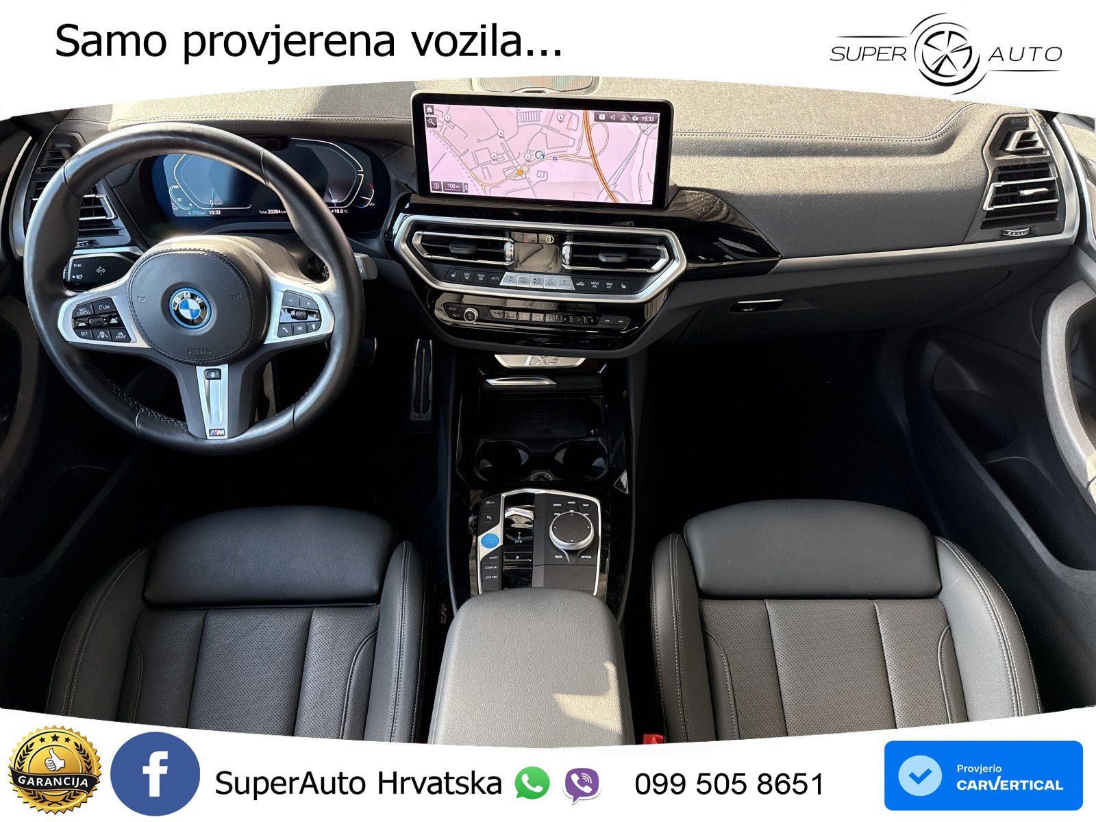 BMW iX3 80 kWh (286 KS) M Sport LED+GR SJED+ACC