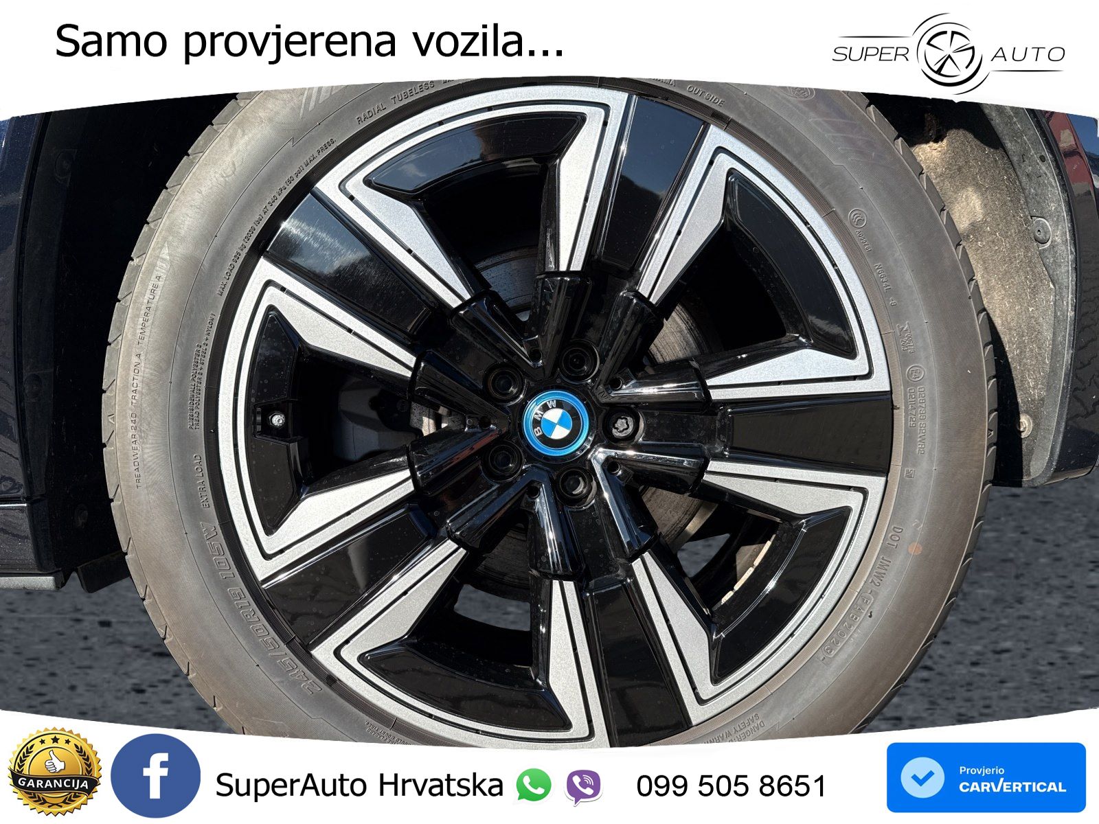 BMW iX3 80 kWh (286 KS) M Sport LED+GR SJED+ACC