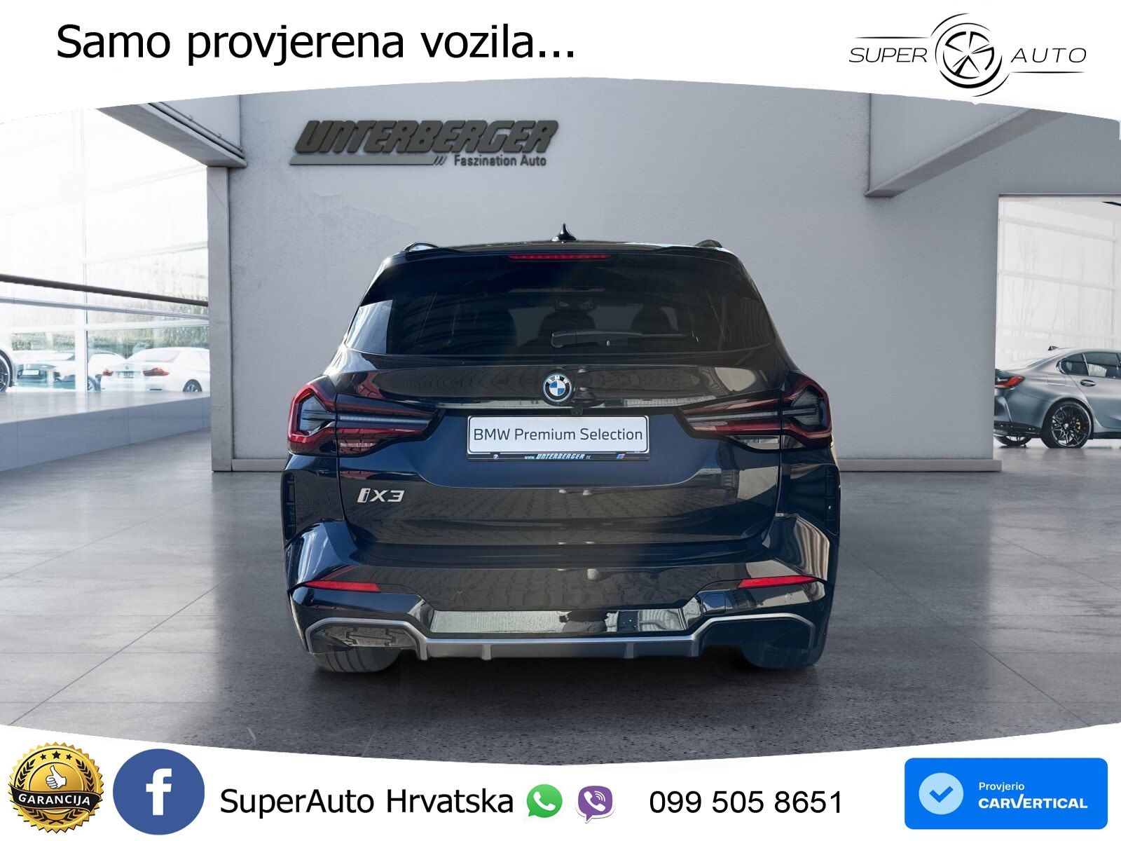 BMW iX3 80 kWh (286 KS) M Sport LED+GR SJED+ACC