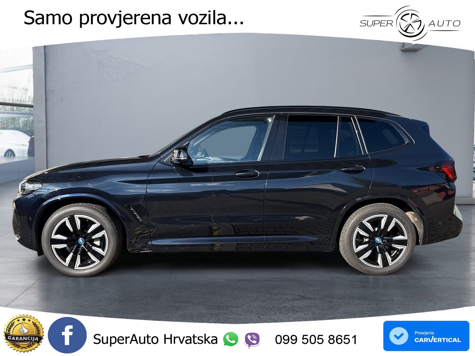 BMW iX3 80 kWh (286 KS) M Sport LED+GR SJED+ACC