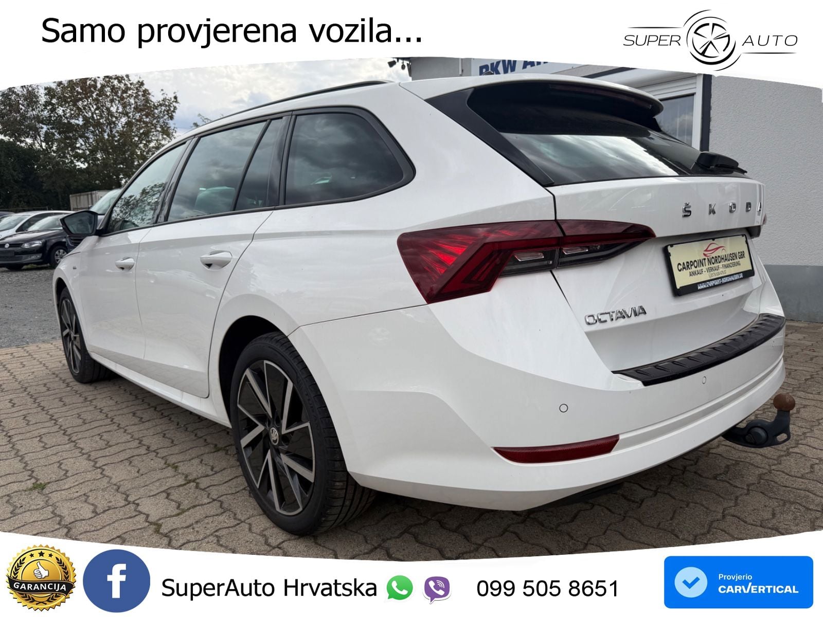 Škoda Octavia Combi 2.0 TDI (150 KS) DSG LED+GR SJED+ACC