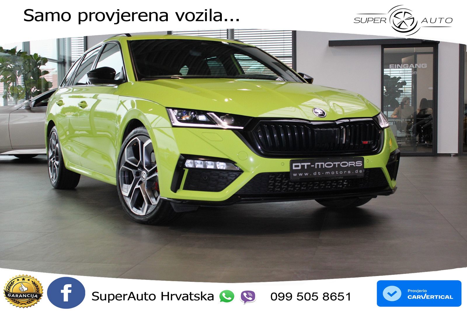 Škoda Octavia Combi RS 2.0 TDI (200 KS) 4x4 DSG LED+GR SJED+ACC