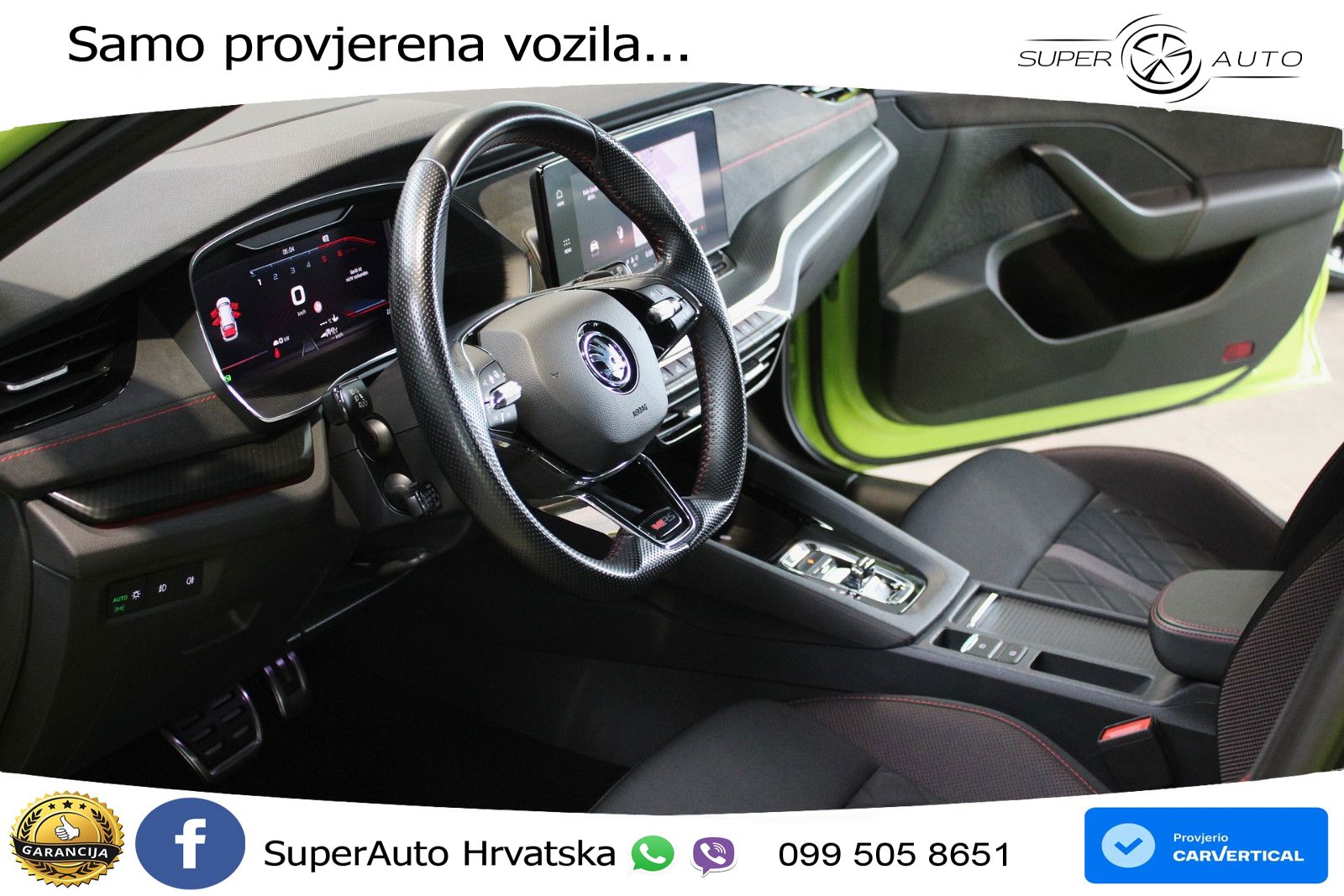 Škoda Octavia Combi RS 2.0 TDI (200 KS) 4x4 DSG LED+GR SJED+ACC