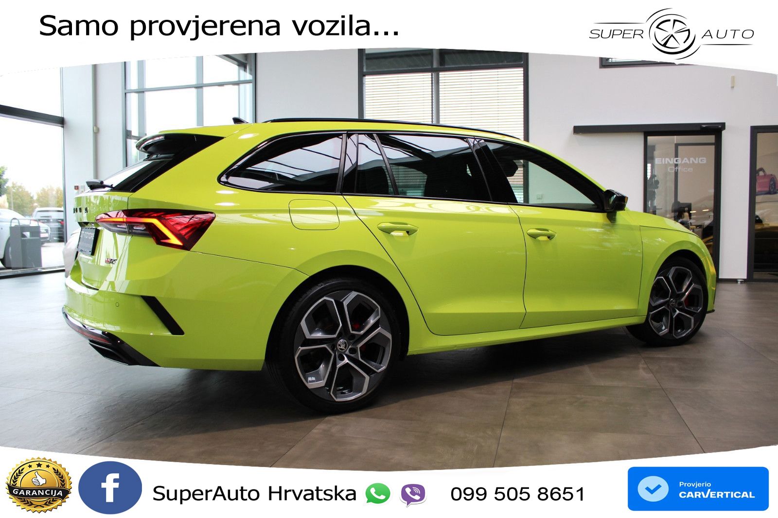 Škoda Octavia Combi RS 2.0 TDI (200 KS) 4x4 DSG LED+GR SJED+ACC
