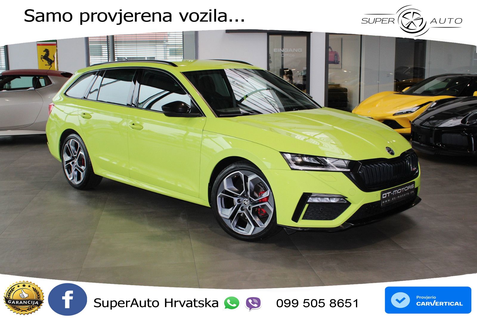 Škoda Octavia Combi RS 2.0 TDI (200 KS) 4x4 DSG LED+GR SJED+ACC