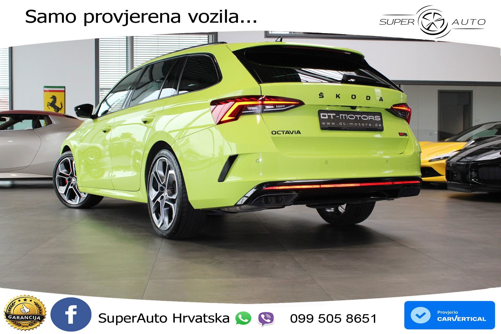 Škoda Octavia Combi RS 2.0 TDI (200 KS) 4x4 DSG LED+GR SJED+ACC
