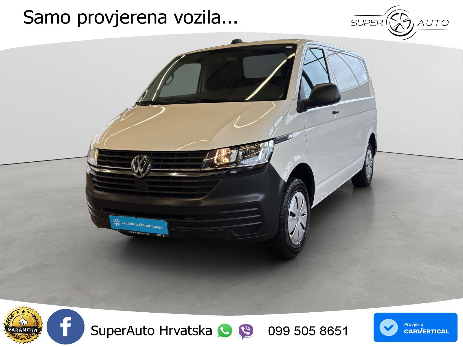 Volkswagen T6.1 Transporter Kasten EcoProfi*2,6T*Heckflügel 110 KS