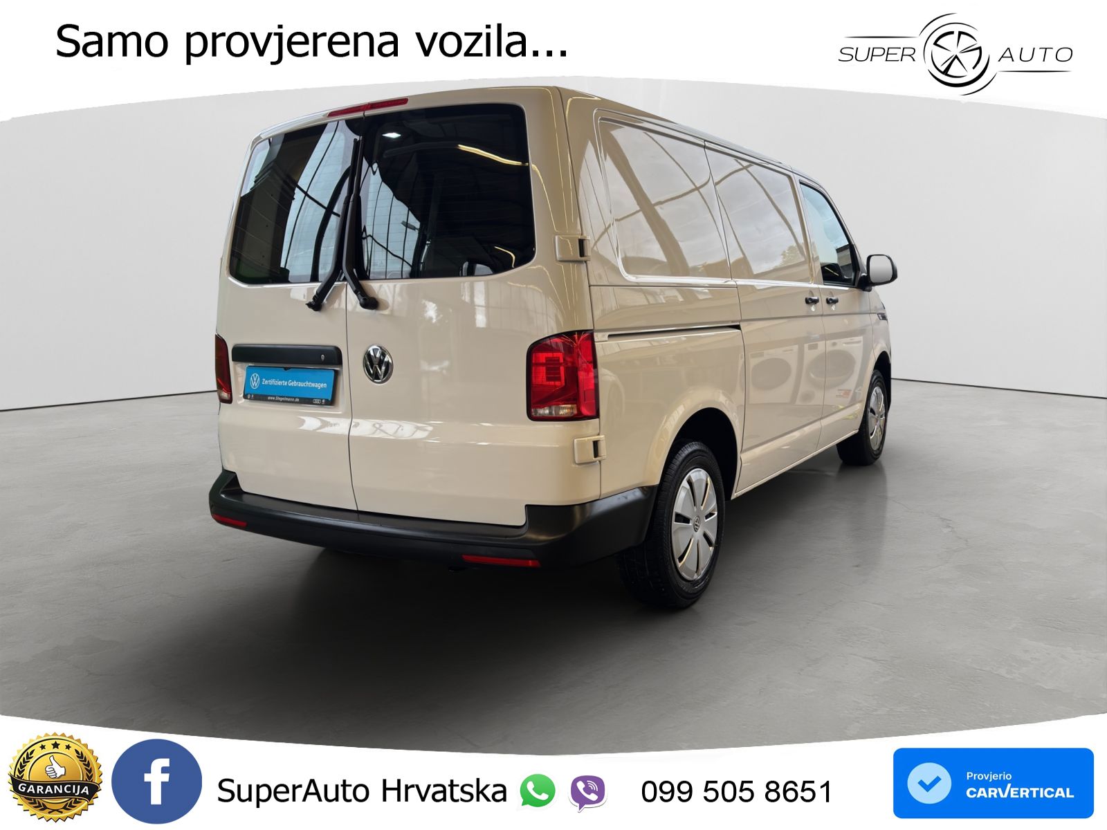 Volkswagen T6.1 Transporter Kasten EcoProfi*2,6T*Heckflügel 110 KS