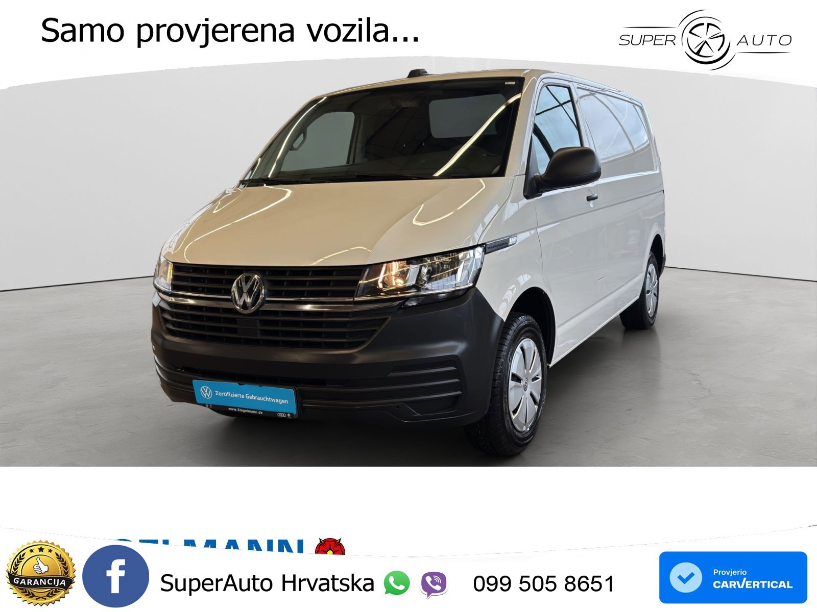 Volkswagen T6.1 Transporter Kasten EcoProfi*2,6T*Heckflügel 110 KS