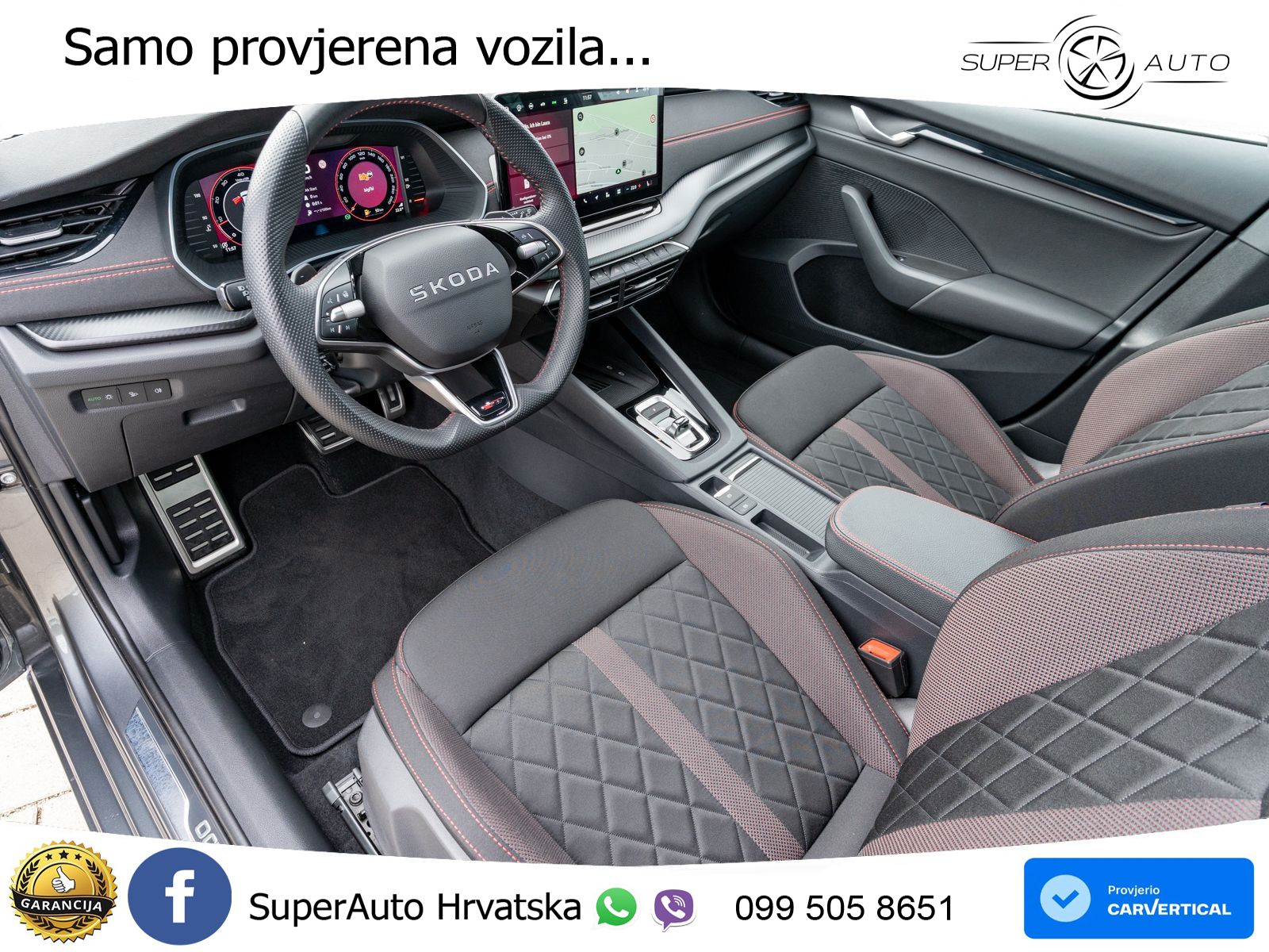 Škoda Octavia Combi RS 2.0 TSI (265 KS) DSG LED+GR SJED+ACC