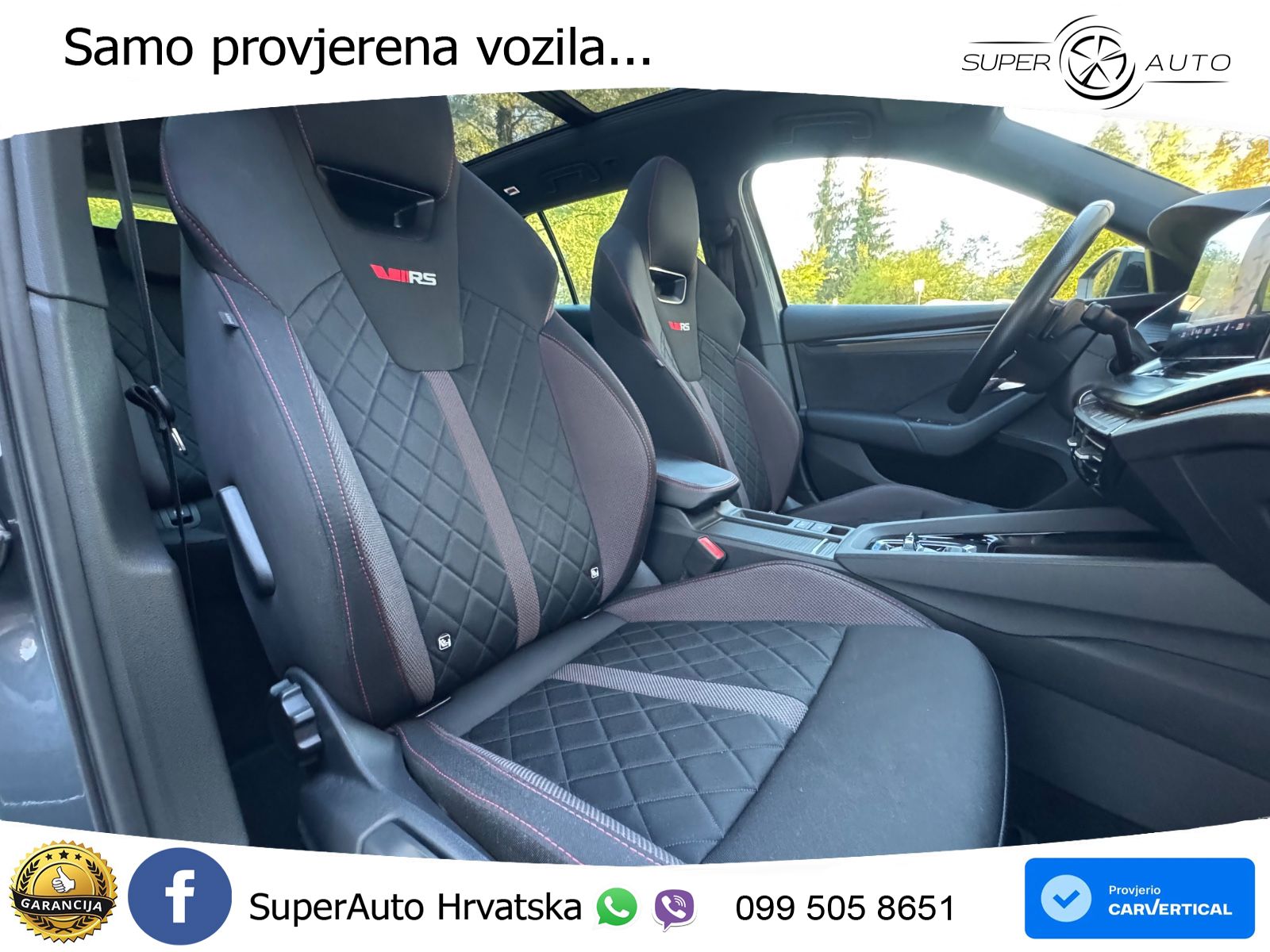 Škoda Octavia Combi RS 2.0 TDI (200 KS) 4x4 DSG LED+GR SJED+ACC