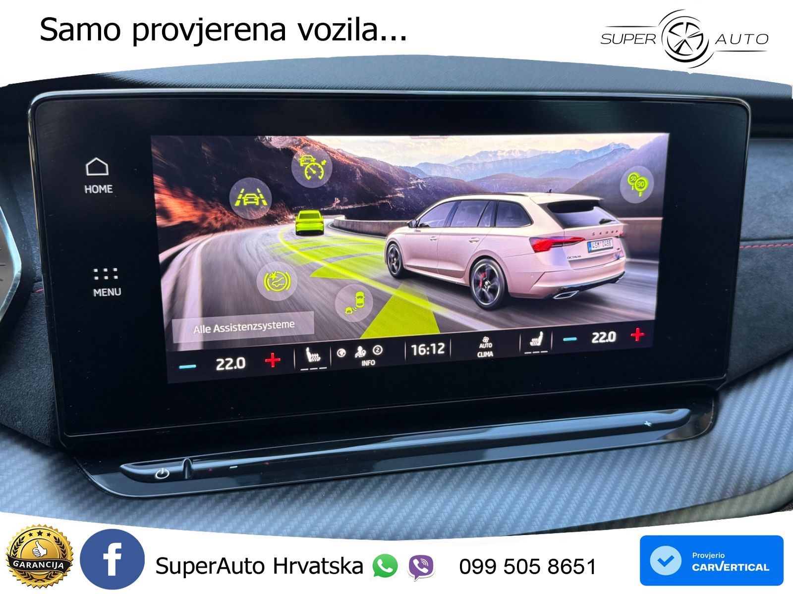 Škoda Octavia Combi RS 2.0 TDI (200 KS) 4x4 DSG LED+GR SJED+ACC