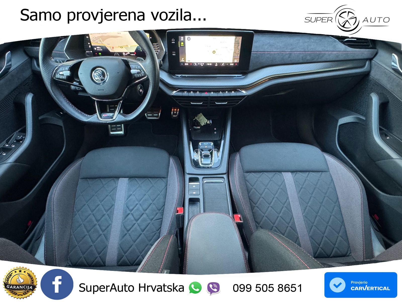 Škoda Octavia Combi RS 2.0 TDI (200 KS) 4x4 DSG LED+GR SJED+ACC