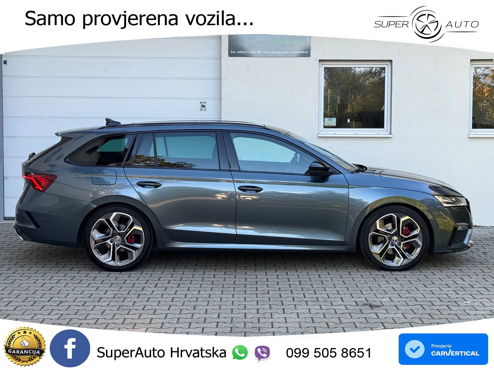 Škoda Octavia Combi RS 2.0 TDI (200 KS) 4x4 DSG LED+GR SJED+ACC