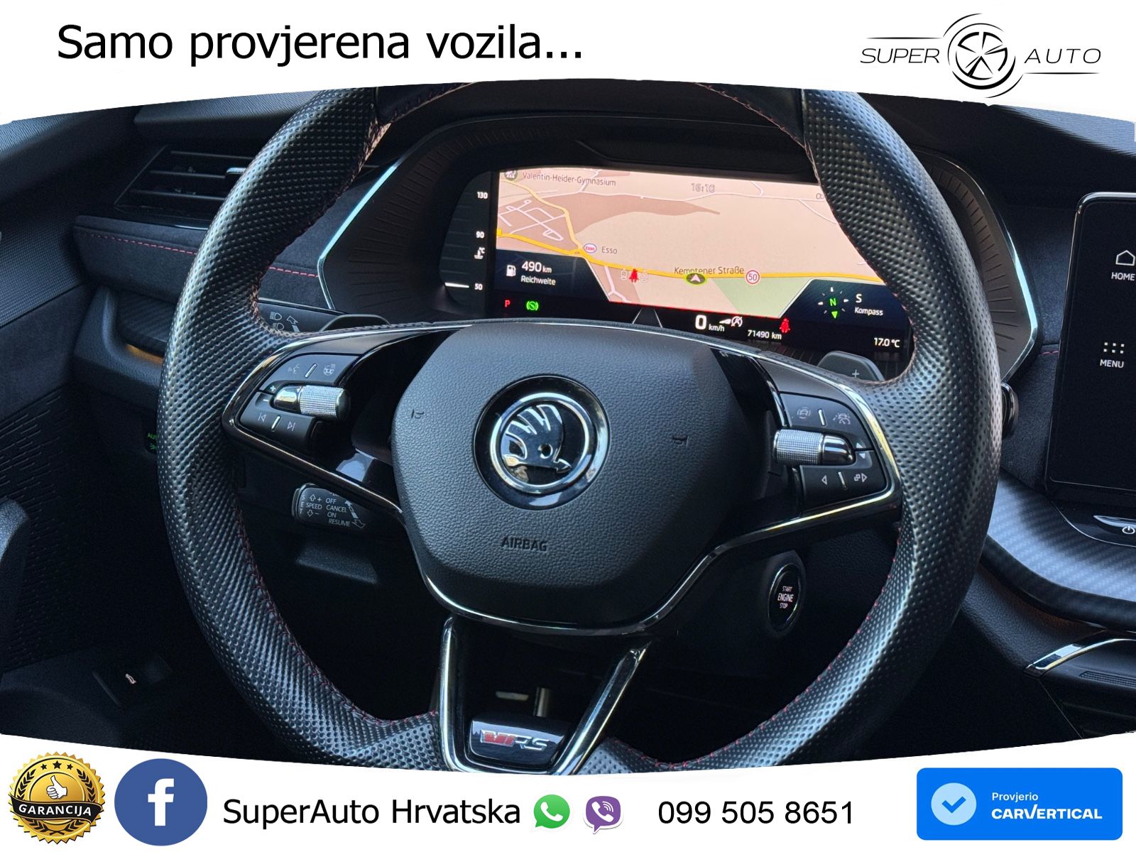 Škoda Octavia Combi RS 2.0 TDI (200 KS) 4x4 DSG LED+GR SJED+ACC