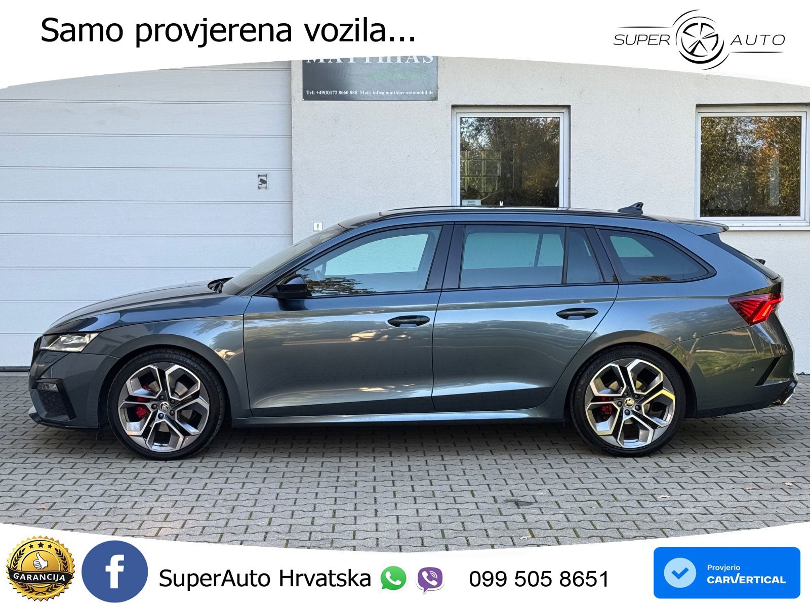 Škoda Octavia Combi RS 2.0 TDI (200 KS) 4x4 DSG LED+GR SJED+ACC