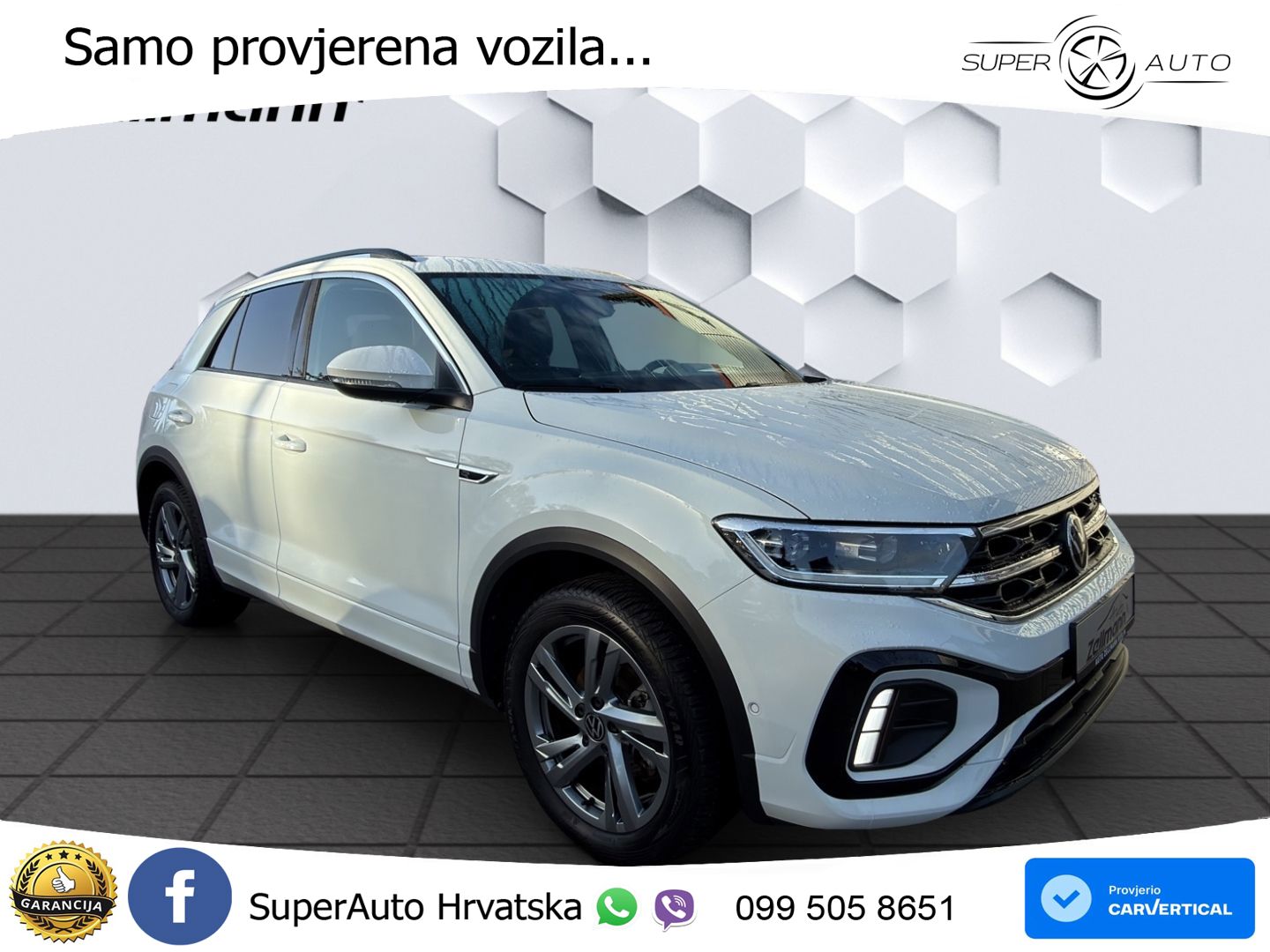 Volkswagen T-Roc 1.5 TSI (150 KS) DSG R-Line LED+GR SJED+ACC