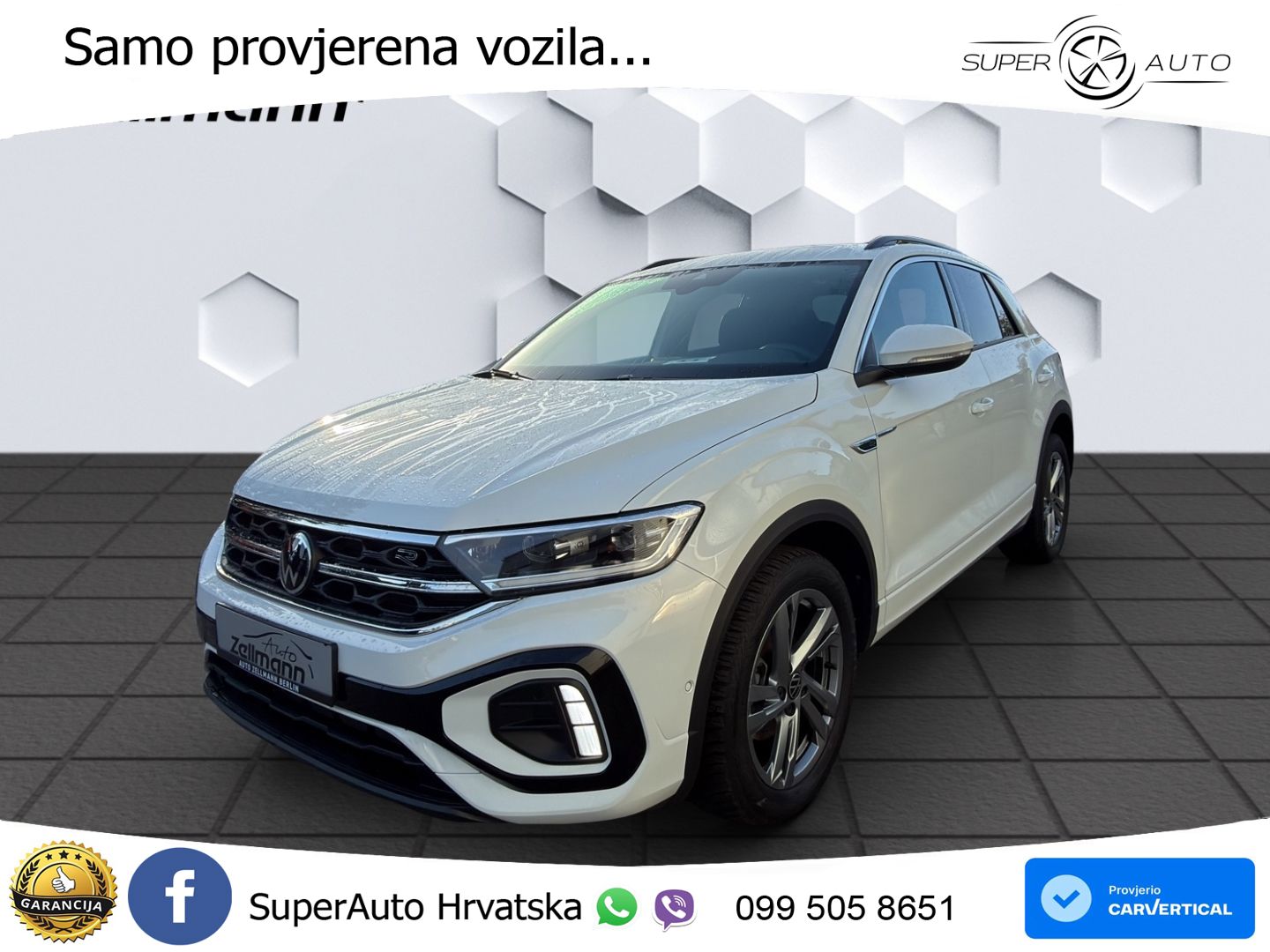Volkswagen T-Roc 1.5 TSI (150 KS) DSG R-Line LED+GR SJED+ACC