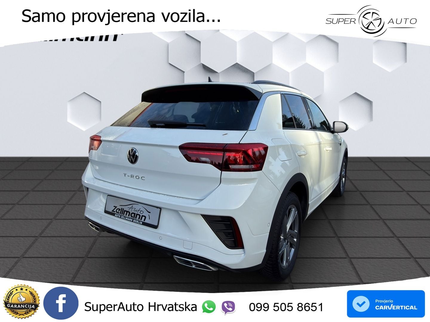 Volkswagen T-Roc 1.5 TSI (150 KS) DSG R-Line LED+GR SJED+ACC