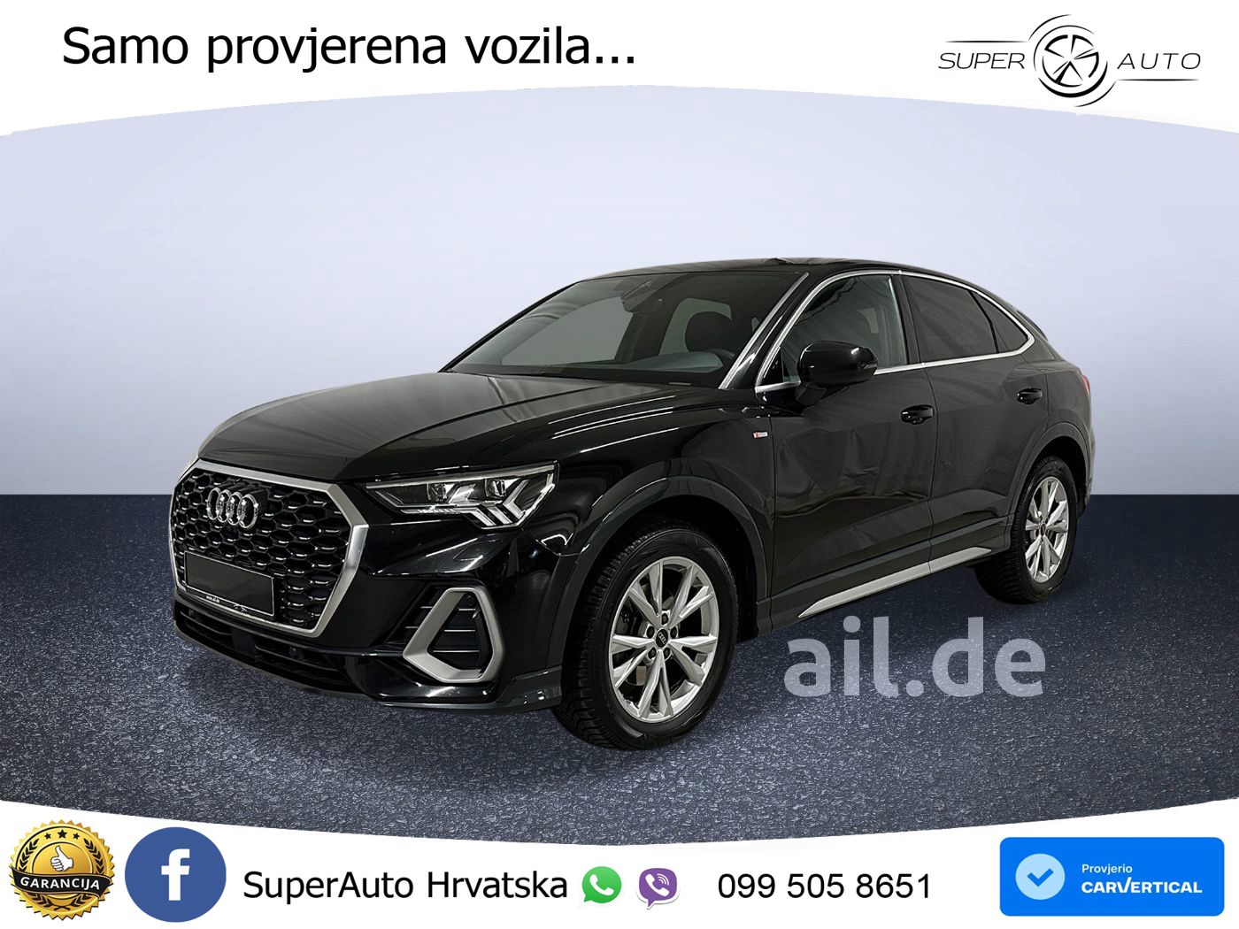 Audi Q3 II Sportback 35 TFSI (150 KS) S tronic S line MATRIX+GR SJED+KAM