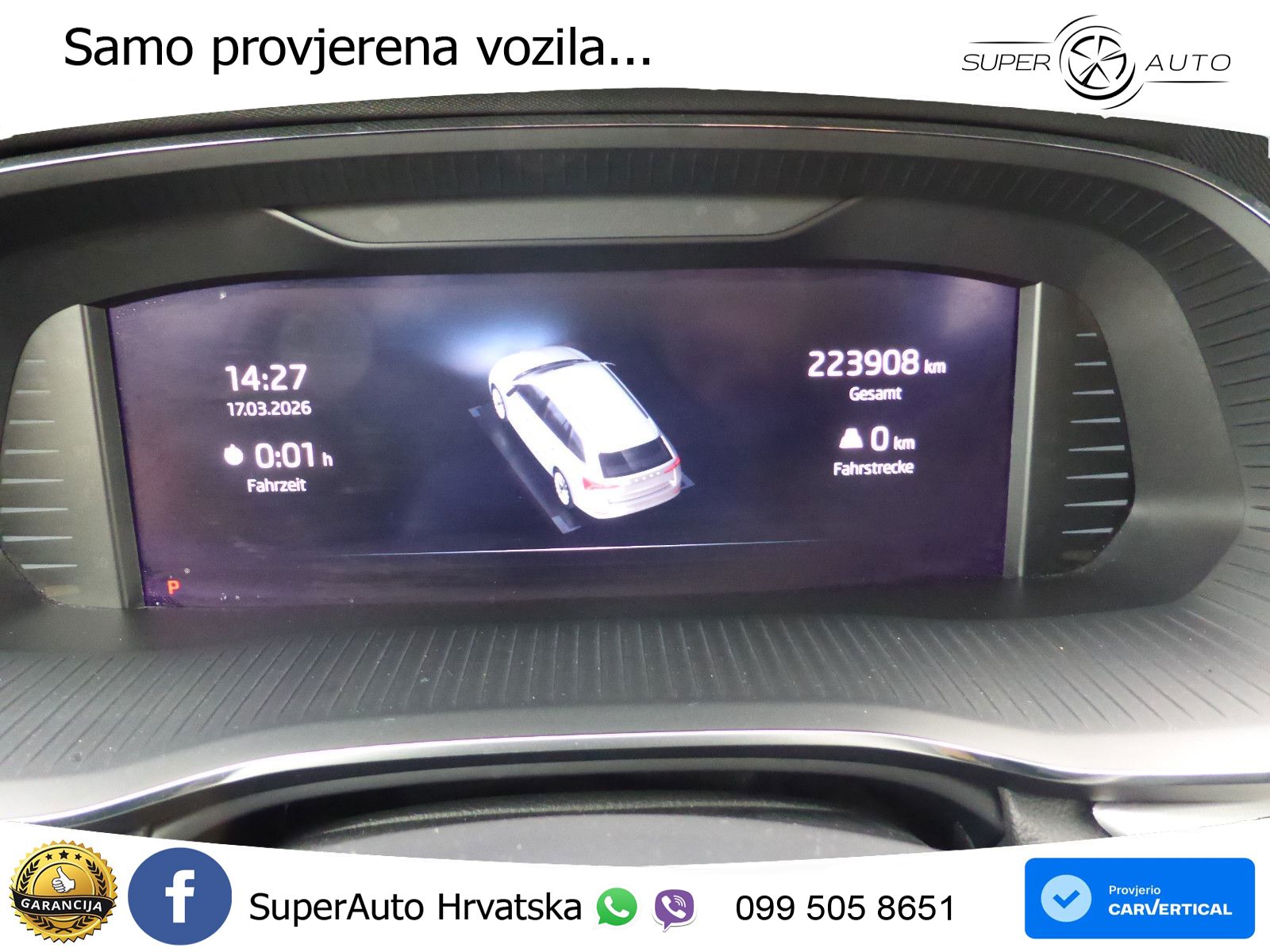 Škoda Octavia Combi 2.0 TDI (150 KS) 4x4 DSG LED+GR SJED+ACC