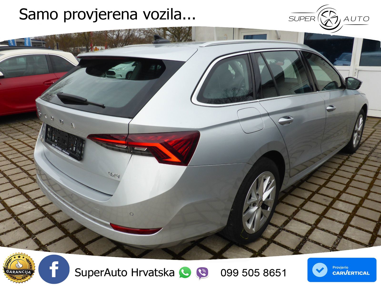 Škoda Octavia Combi 2.0 TDI (150 KS) 4x4 DSG LED+GR SJED+ACC